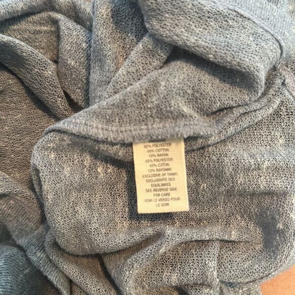 Anthropologie sz XS light blue sleeveless top with stud stone ruffle detail - Picture 6 of 6